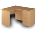 Стол угловой с тумбой на 4 ящика (стол п.51.02+тумба 4ящ)
